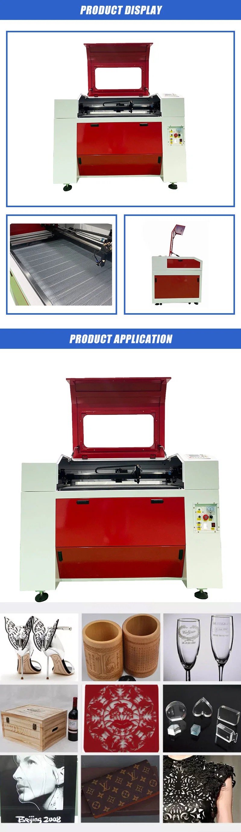 Laser Engraving Machine CO2 Laser Engraving Machine Laser Machine with 100wlaser Type